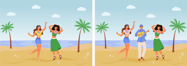 巴西狂欢节平色调定全国图片下载