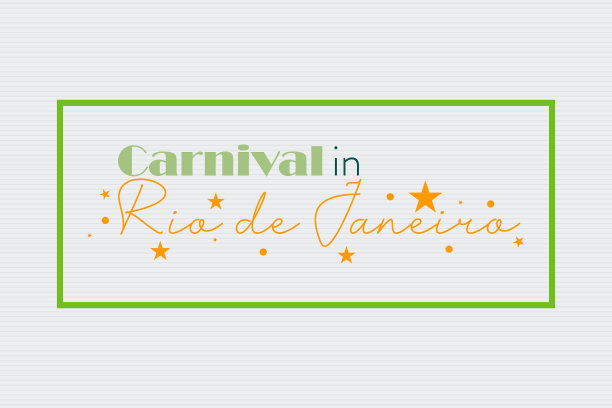 狂欢节在里约热内卢de janeiro排版设计图片下载
