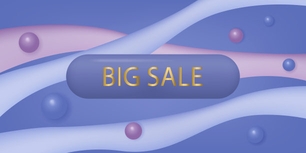 3 d销售报价。摘要，几何矢量横幅。特价优惠。大型促销公告，折扣，奖金，数字节日。抽象粉彩大deal背景，现代模板。图片下载