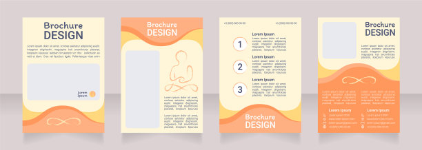 灵性空白宣传册设计图片下载