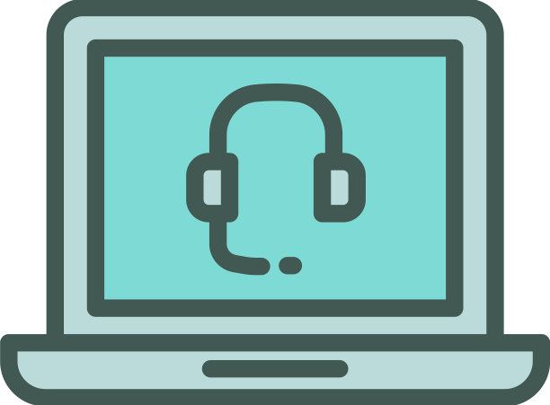 呼叫中心笔记本电脑图标概述工作图片下载