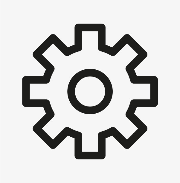 简易齿轮图标图片下载