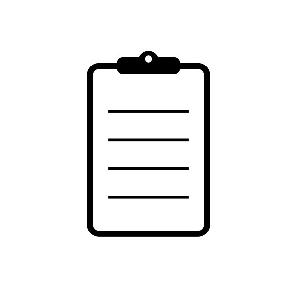 剪贴板线条图标任务文档符号图片下载