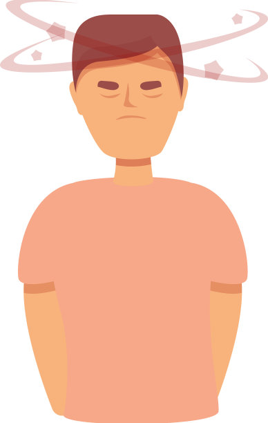 病人头部疼痛图标卡通大脑图片下载