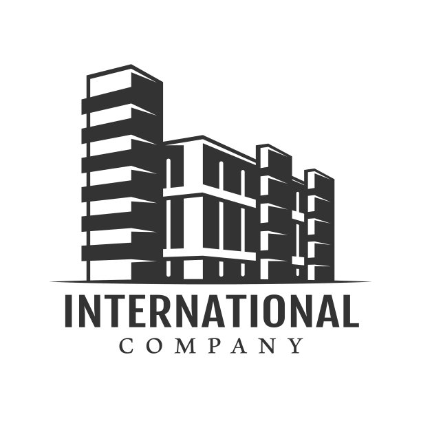 古老的建筑标签孤立在白色图片下载