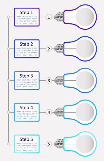 数字化创新信息图表设计图片下载