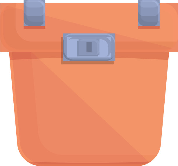 冰钓箱图标卡通人设备图片下载