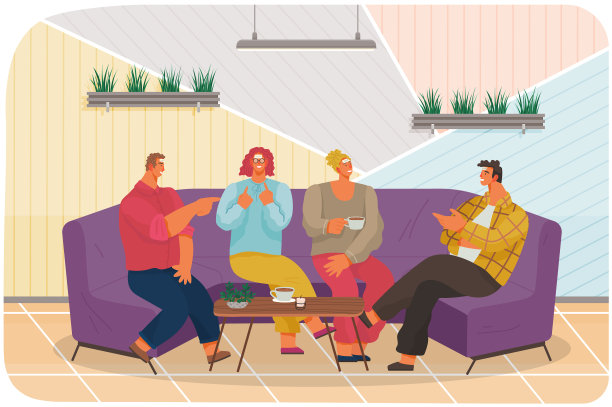 朋友在咖啡馆或餐厅喝咖啡玩图片下载