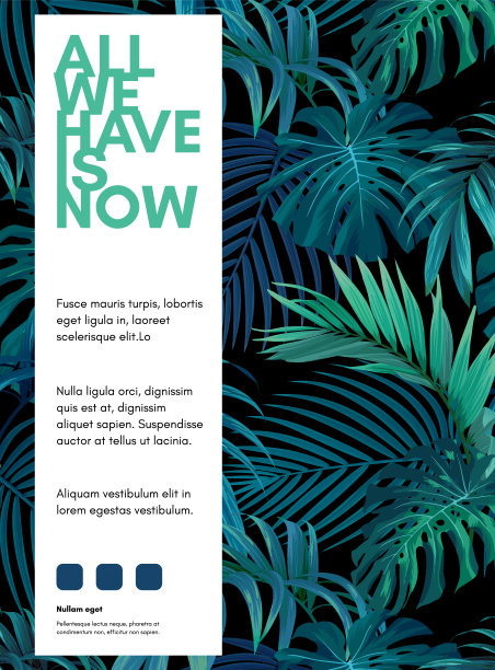 深色夏威夷花设计与棕榈叶。奇异的热带夏季矢量背景。图片下载