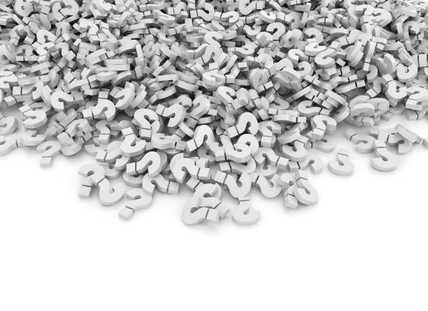 白色的问号图片下载