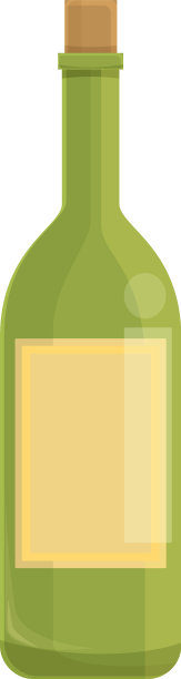 旧酒瓶图标卡通酒精杯图片下载