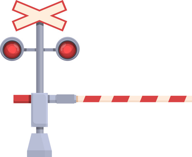 危险铁路图标卡通火车交通图片下载