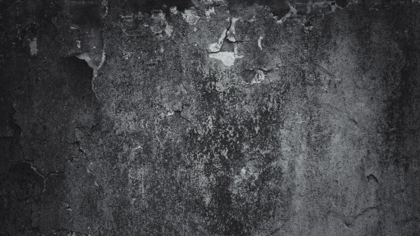 黑暗可怕的背景。黑色的混凝土墙，恐怖的万圣节背景水泥纹理图片下载