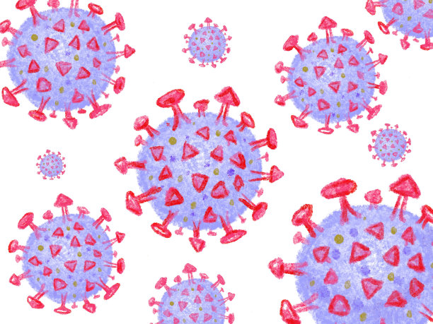 冠状病毒画图片下载