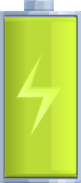 充电电池图标卡通能级图片下载