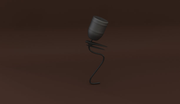 领麦特写视图3D渲染图像高清图片下载