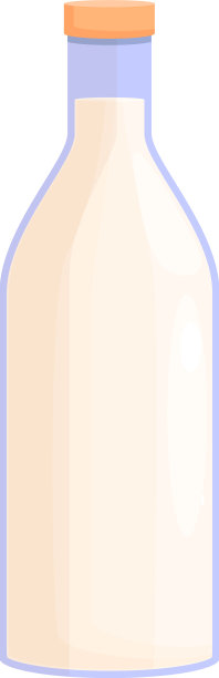 锌奶瓶图标卡通食品矿物图片下载