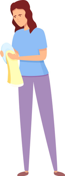 清洁盘子图标卡通房屋服务图片下载