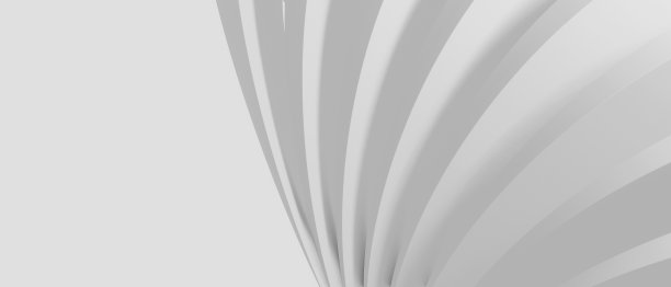 抽象几何白色和灰色背景3D插图图片下载