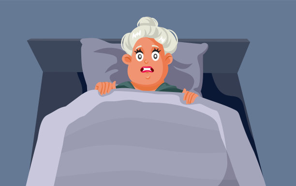 把一个成年女人从噩梦中惊醒图片下载