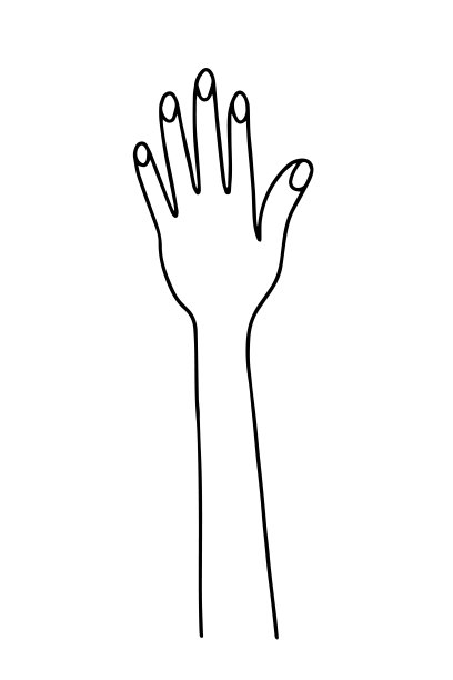 涂鸦的手图片下载