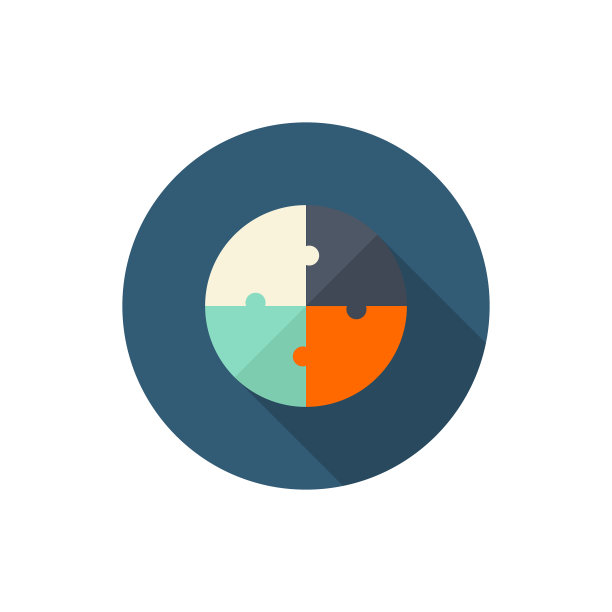 艺术图标扁平的设计风格与长阴影10图片下载