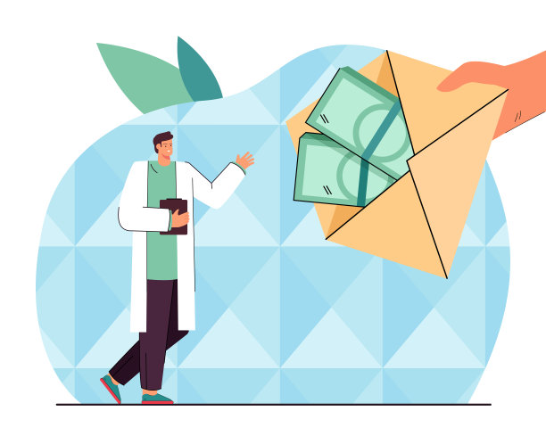 把装着钱的纸信封交给腐败的医生图片下载