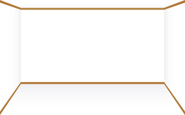 空的白色房间抽象的三维图片下载