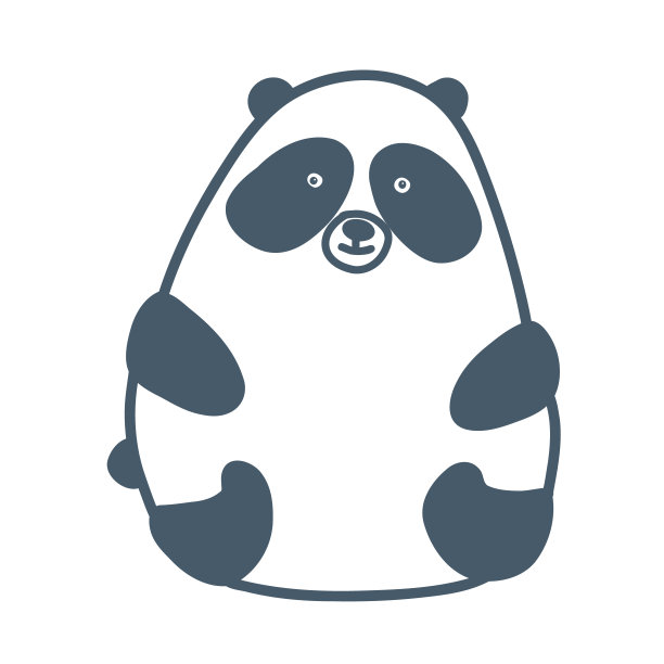 可爱的勾画丛林和林地动物的孩子。着色向量插图集。图片下载