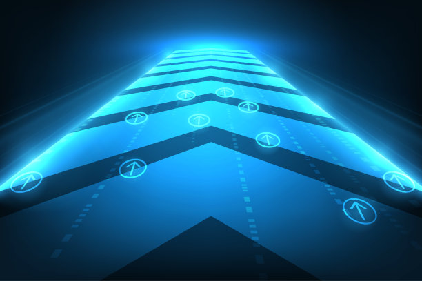 矢量网络隧道连接速度概念设计背景。图片下载