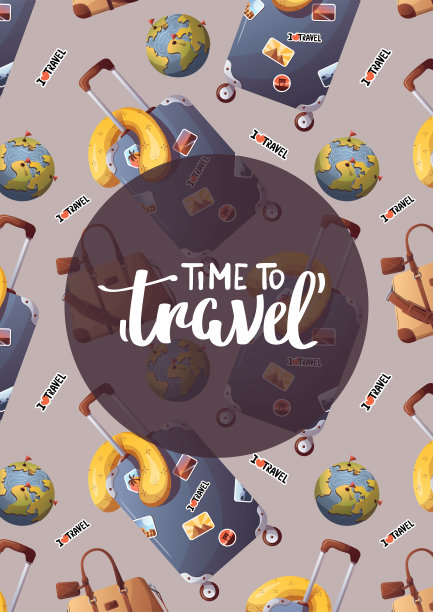 旅游、旅游、探险、旅行卡设计。图片下载