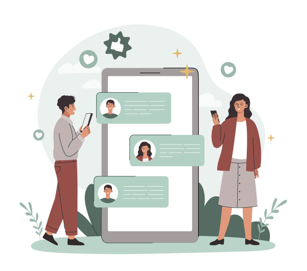 智能手机上的消息图片下载