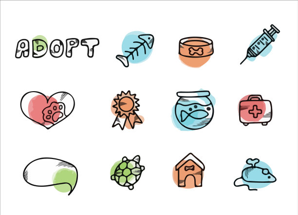 涂鸦宠物设置图标的宠物托儿所图片下载