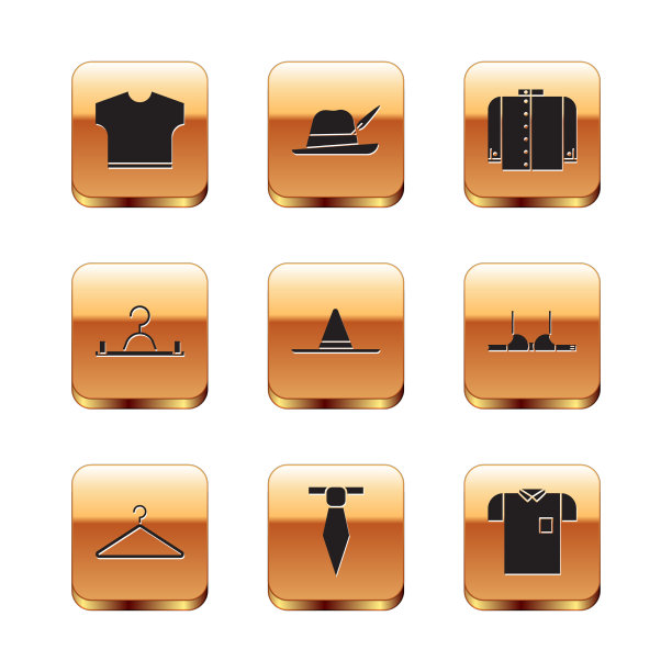 集t恤衣架衣柜领带园丁工人图片下载