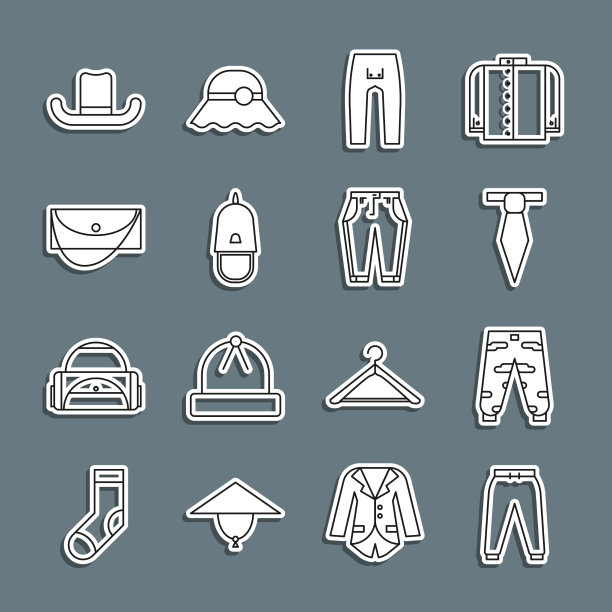 设置线条运动裤迷彩工装领带裤图片下载