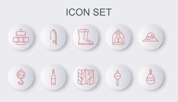 设钓线捞勺弹簧鱼鳞靴子浮图片下载