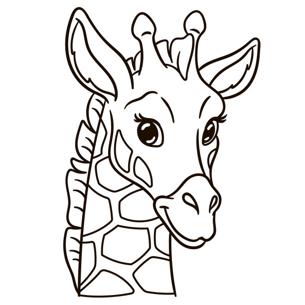 长颈鹿很可爱的动物图片下载