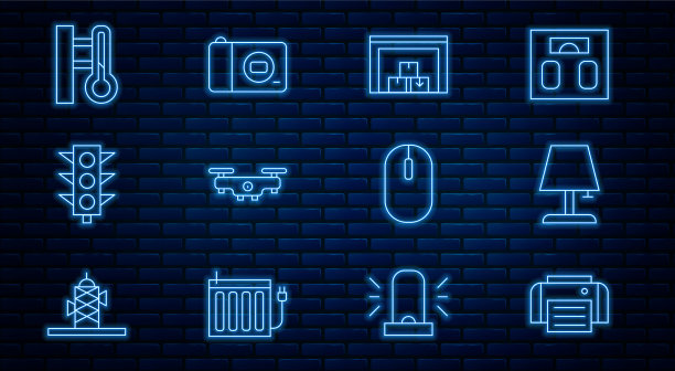 集行打印机台灯仓库无人机图片下载