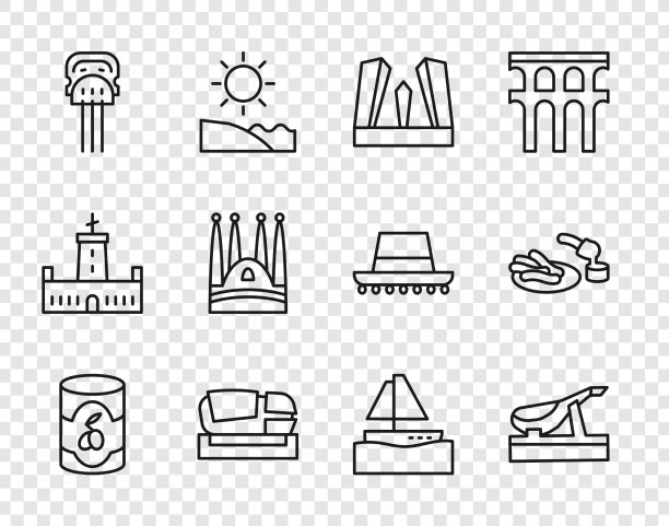 将橄榄排在可西班牙火腿门的图片下载