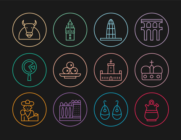 设置线桑格利亚汽酒罐冠西班牙agbar图片下载