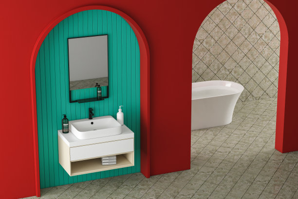 时尚浴室内部图片下载