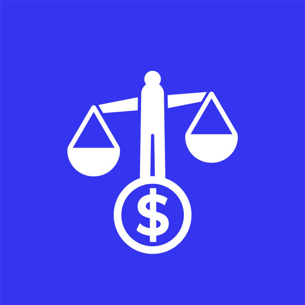 天平和金钱图标图片下载