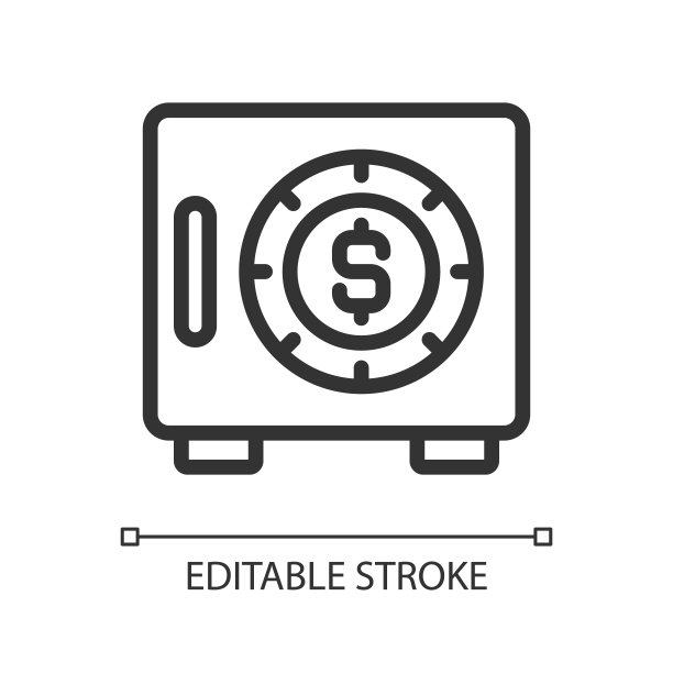 安全像素完美线性图标图片下载