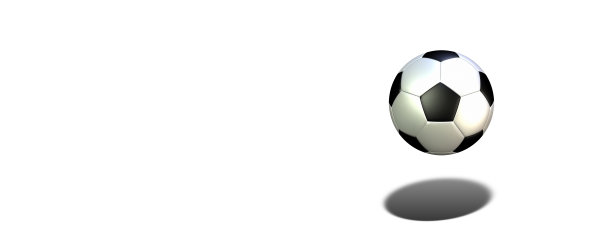 3D渲染的足球和白色背景图片下载