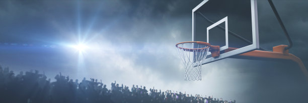 篮球框与观众图片下载