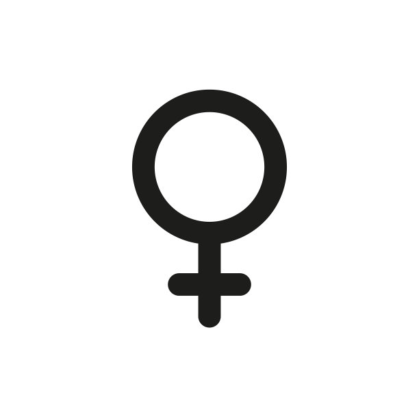 女性签名女性图标在白色背景图片下载