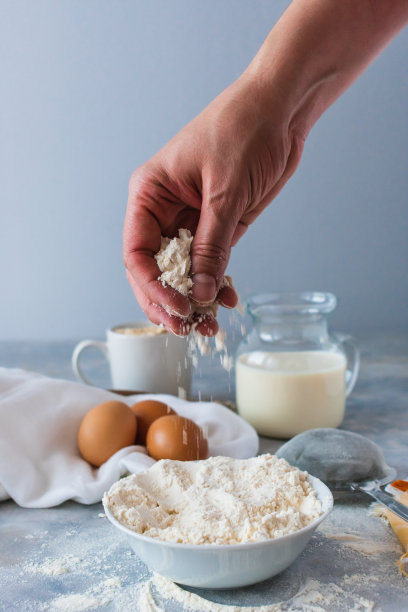 制作面包的配料图片下载
