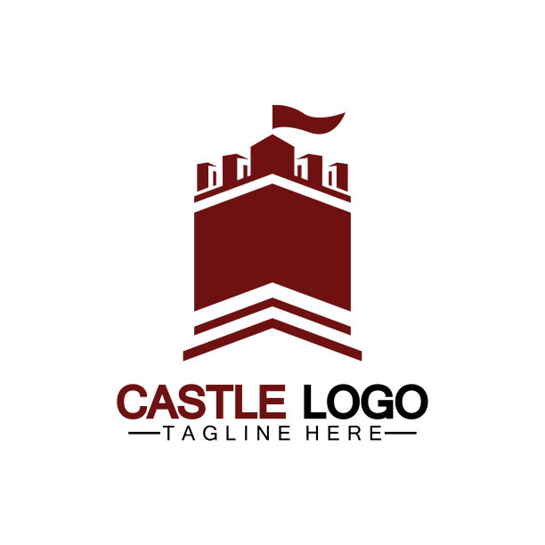城堡标志符号设计模板图片下载