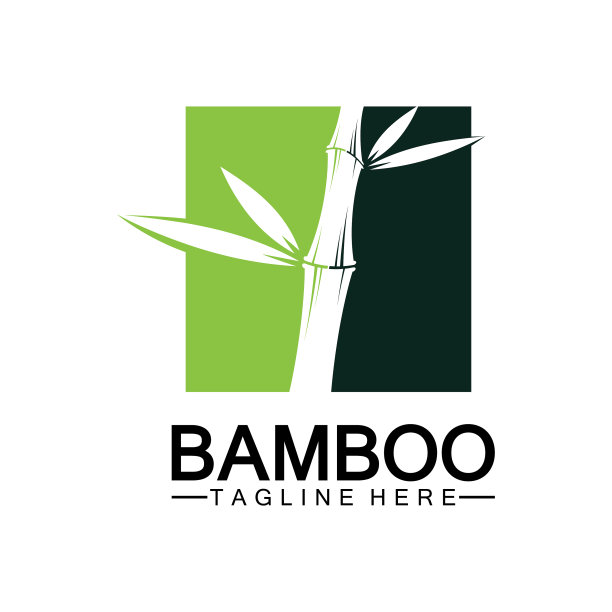 竹标志模板图标设计图片下载