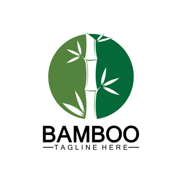 竹标志模板图标设计图片下载